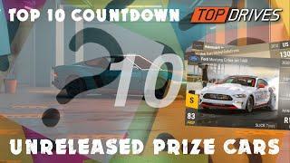 Top 10 Unreleased Prize Cars in Top Drives