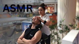 ASMR Mall Massage Neck and face massage with Lady Sedef