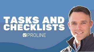 Tasks and Checklists in ProLine CRM [DEMO]