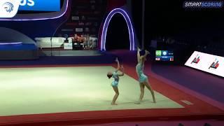 Palina KUNOUSKAYA & Aliona TRAULKA (BLR) - 2019 Acro junior European bronze medallists, all around