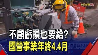 4國營事業年終最高4 4月 民眾質疑大停電工作考成還能甲等 經濟部澄清非人人有獎｜非凡財經新聞｜20230722