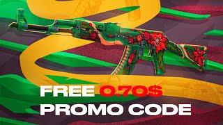 I GAVE EVERYONE $0.70 FOR FREE - CS2 FREE BALANCE PROMO CODE (BloodyCase)