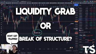 LIQUIDITY GRAB OR STRUCTURE BREAK (How To Know The Difference)