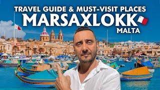 Exploring the Charming MARSAXLOKK Fishing Village in Malta!