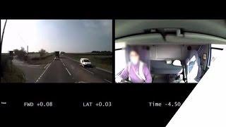 Truck - Not Looking Far Ahead - Harsh Brake ​​​| DriveCam Video UK