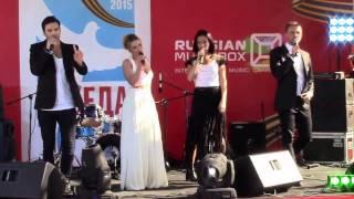 Инь-Ян & Yes 17 (Дарья Александрова) - "Суббота" (День Победы 2015 у ТРЦ Европейский)