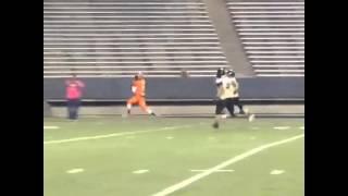 Khalil Downey first armor touchdown pass