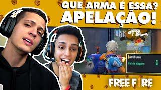 CEROL E NOBRU ACHARAM UMAS ARMAS DIFERENTES NO FREE FIRE!