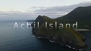 Drone Footage of Keem Beach | Aerial Views of Ireland's Hidden Coastal Gem