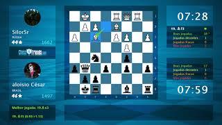 Chess Game Analysis: SilorSr - aloisio César : 0-1 (By ChessFriends.com)