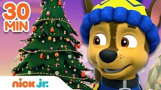 PAW Patrol BEST Holiday Rescues! ️ | 30 Minute Compilation | Nick Jr.