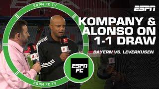 ‘We’re on THE WAY UP!’ Kompany & Alonso react to 1-1 draw in Bayern vs. Leverkusen | ESPN FC