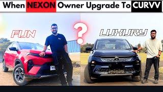 Tata Curvv vs Tata Nexon. Mileage, Driving Dynamics, Space?