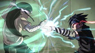 Sasuke vs Neji | Battle of Prodigies
