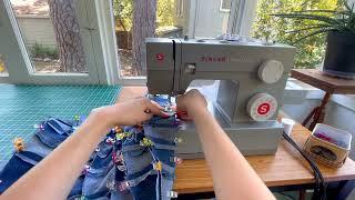 Recycling Denim with Singer Heavy Duty 4432 Sewing Machine