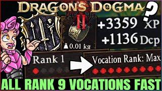 Dragon's Dogma 2 - Get ALL Vocation to Rank 9 FAST & EASY - New Best DCP XP Farm Trick & Guide!