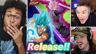 NEW Legends Festival Trio Summon Battle on Dragon Ball Legends! (...insane luck)