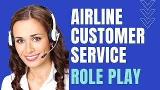 Customer Service at an ️ Airline | Useful Expressions and Phrases | English Role Play Practice