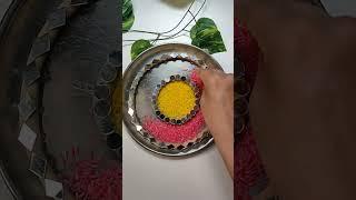 Easiest Aarti Thali Decoration #shorts #youtubepartner #diy  #ganeshchaturthi2023 #thalidecoration