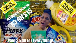 Dollar General $3/$15/ ALL Digital Coupons/Paid $5.40 For Everything 