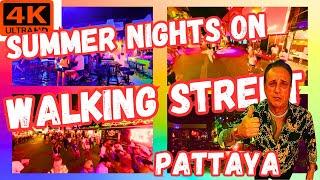 SUMMER NIGHTS ON WALKING STREET PATTAYA THAILAND