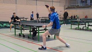 BEM Unterfranken-Nord Herren_Alexander Krebs (TTR1943) vs. Dominik Spahn (TTR1830) / 20241027