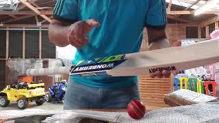 Wonberry English Willow Custom Made Cricket Bat UNBOXING