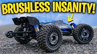 Cheap RC BRUSHLESS INSANITY!! - MJX Hyper GO Buggy!