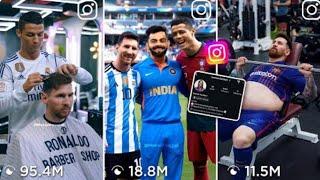 Ronaldo  ke Sat video kaise banaye| Cristiano Ronaldo Ai Video Editing | Instagram Ai Video Editing