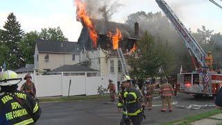 Ridgefield Park,NJ Fire Department 3rd Alarm 68 College Place 7/21/24