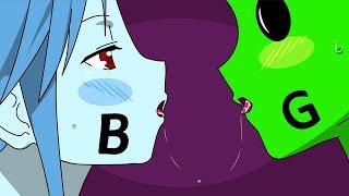 G love B kiss death - alphabet lore vs RAinbow Freinds | Cartoon Animation