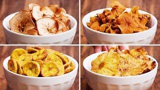 Fruit Chips | Baked Fruit & Veggie Chips 4 Ways | Quick and Easy Recipes by So Yummy