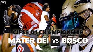 Game of The Year  | Mater Dei vs St John Bosco | CIFSS D1 Championship Full Game 4K Highlights