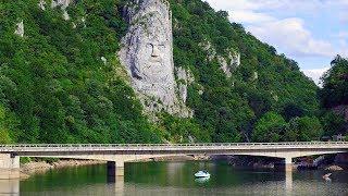 Rock Sculpture of Decebalus Seeing from the Bridge