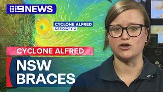 Tropical Cyclone Alfred: NSW braces for cyclone | 9 News Australia