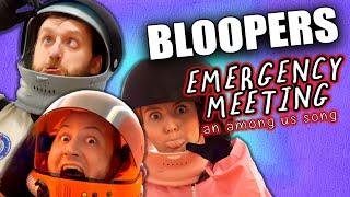 Bloopers from EMERGENCY MEETING: AN AMONG US SONG