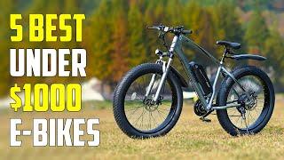 5 Best Electric Bike Under $1000 2024 | Best E-Bike Under 1000 Dollars