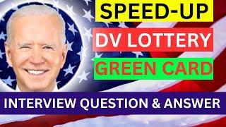 2023 DV lottery Green Card Interview Top Questions and Answers |  US immigration - Green Card