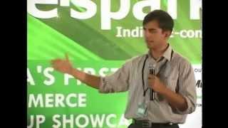 Bhavish Aggarwal, CEO   Co Founder at Ola Cabs, pitching at eSparks 2011