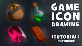 GAME ICONS DRAW | TUTORIAL | РИСУЕМ ИГРОВЫЕ ИКОНКИ | PHOTOSHOP