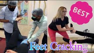 Feet Cracking Compilation ASMR | Feet Cracking ASMR | Loud & Best Feet Cracking