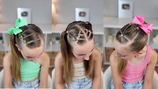 5 peinados fáciles para niñas! 5 Easy hairstyle ideas 