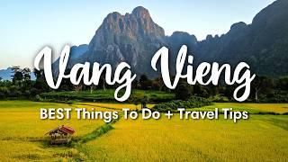 VANG VIENG, LAOS (2024) | 10 BEST Things To Do In & Around Vang Vieng
