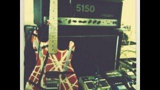 Eddie Van Halen tremolo picking 1981 trick. evh vanhalen johnnybeane