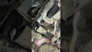 12 Wrangler cooling system removal #Jeep #ac #acfan #condenser #radiator #mopar #teardown #chopshop