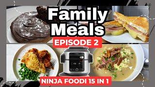 NINJA FOODI 15 in 1 | FAMILY MEALS WE ATE THIS WEEK *EPISODE 2* (Air Fry, Steam Bake, Pressure Cook)