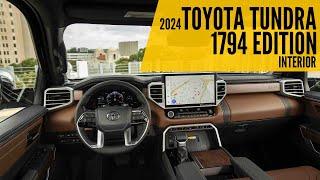 2024 Toyota Tundra 1794 Edition Interior | AUTOBICS