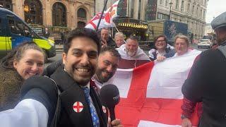  LIVE: English Patriots Celebrate St George’s Day In London
