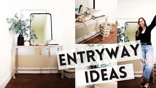 Entryway Ideas | How To Decorate a Really Cute Entryway On a Budget