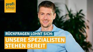 Fachberatung beim Jungheinrich PROFISHOP - Teamleiter Christof Winter im Interview